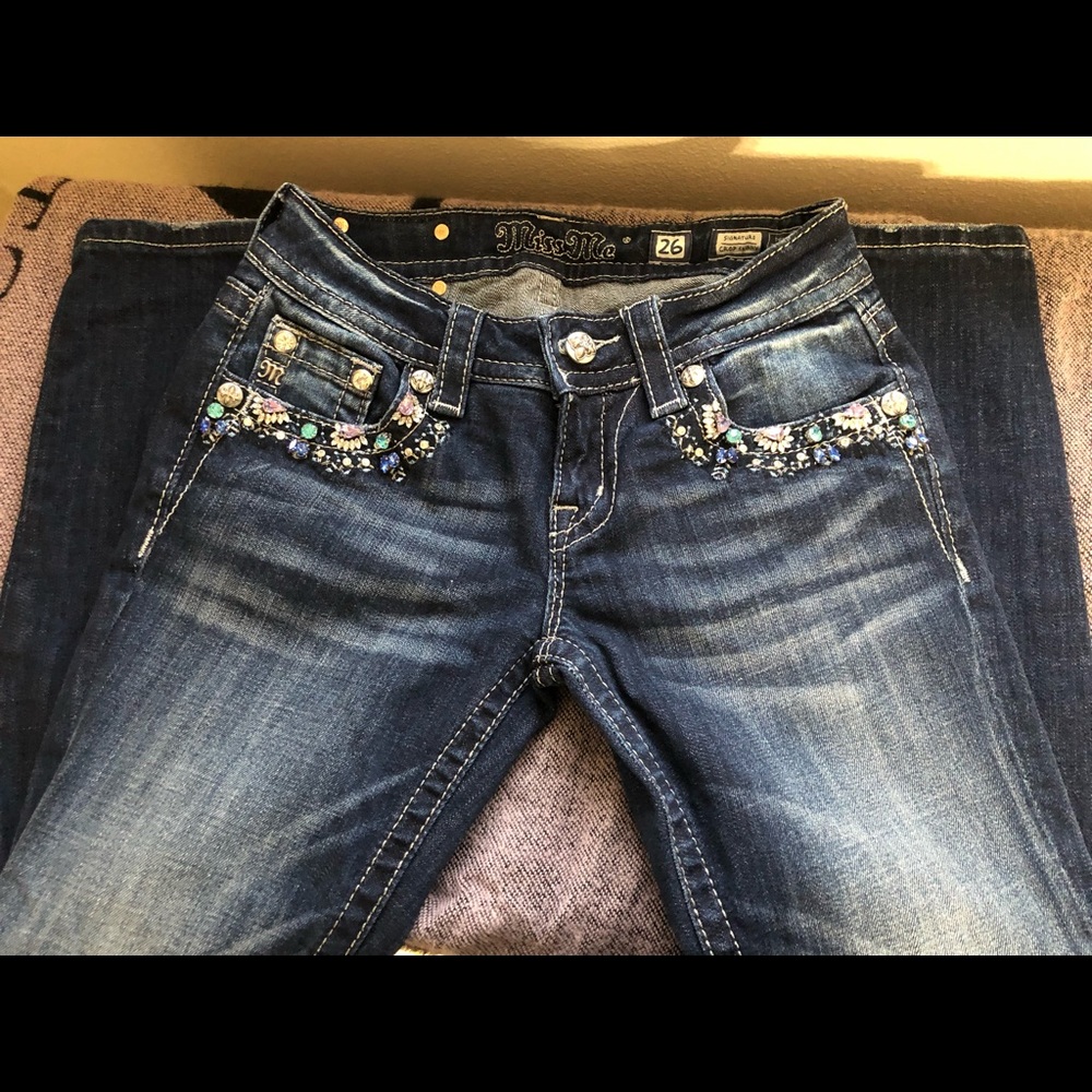 Miss Me Crop Skinny Jeans Size 26